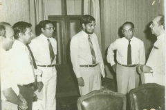 Prof. Mohan Munasinghe with President Jayewardene