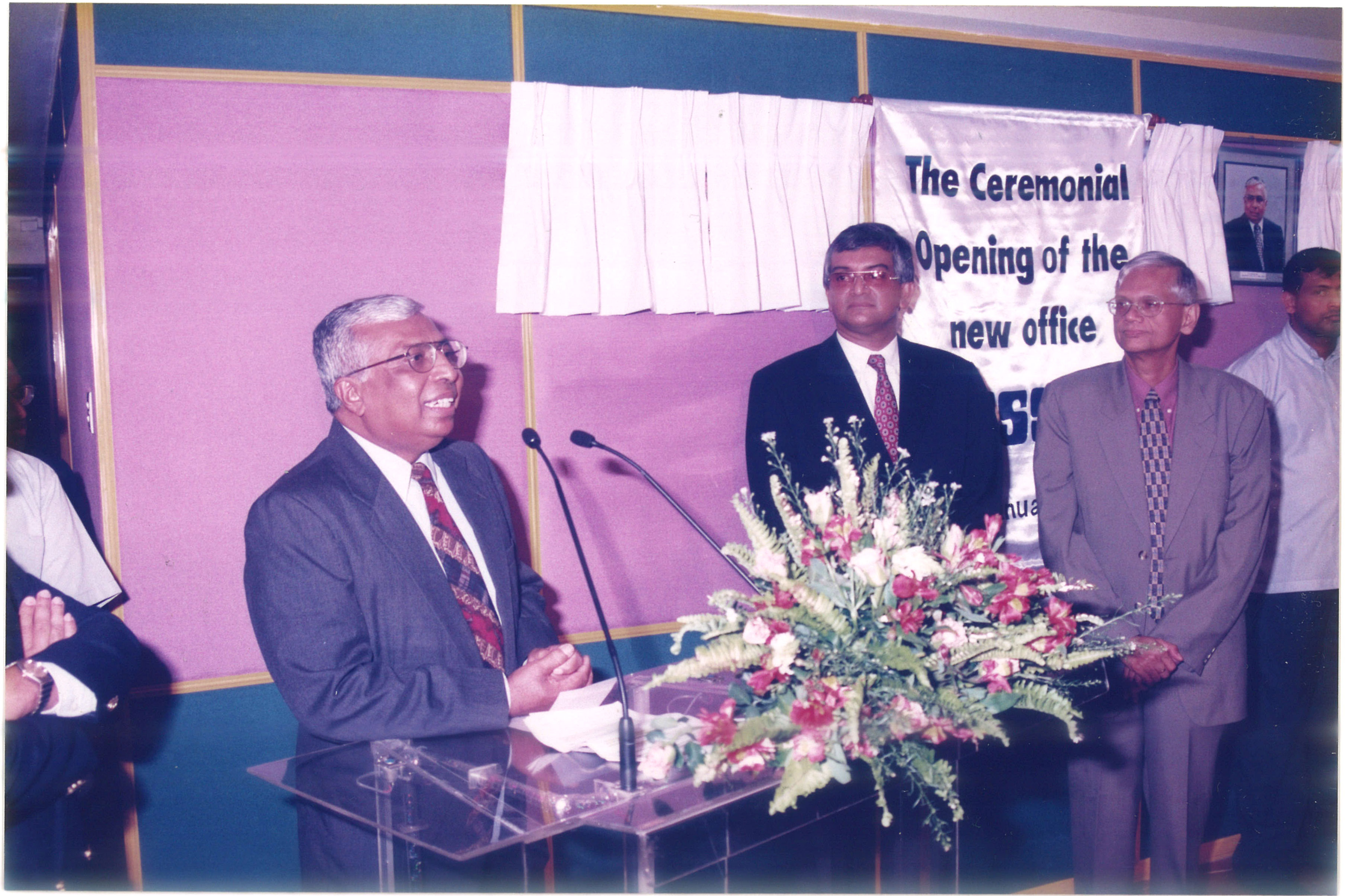Dr. RB Ekanayake, Mr. Lal Chandranath, Prof. GL Peris