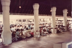 Typewriters arranged to train on the ComputerKey Board prior to Computer training