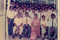 The SLACH staff with the implementation team seated in front