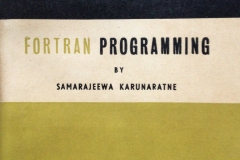 Fortran Programming - Prof. Samarajeewa Karunaratne (Book Cover)