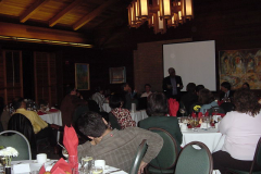 Prof. Samaranayake addressing the Year end Party of the Digital Vision Program