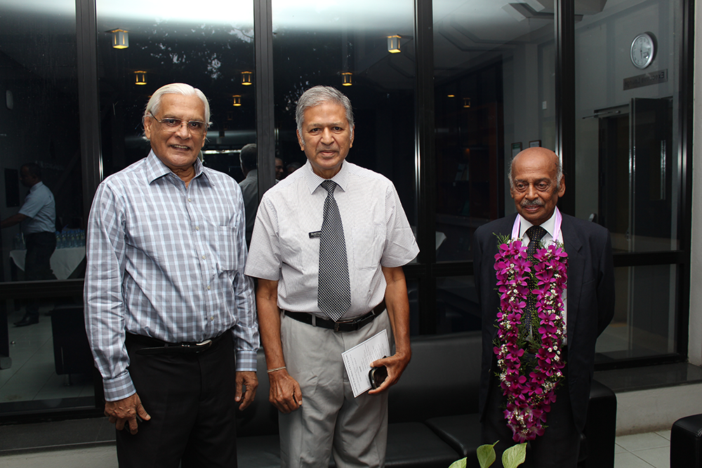Prof. J.B. Dissanayake, Mr. Lakshman Hettiarachchi and Prof. KKYW Perera